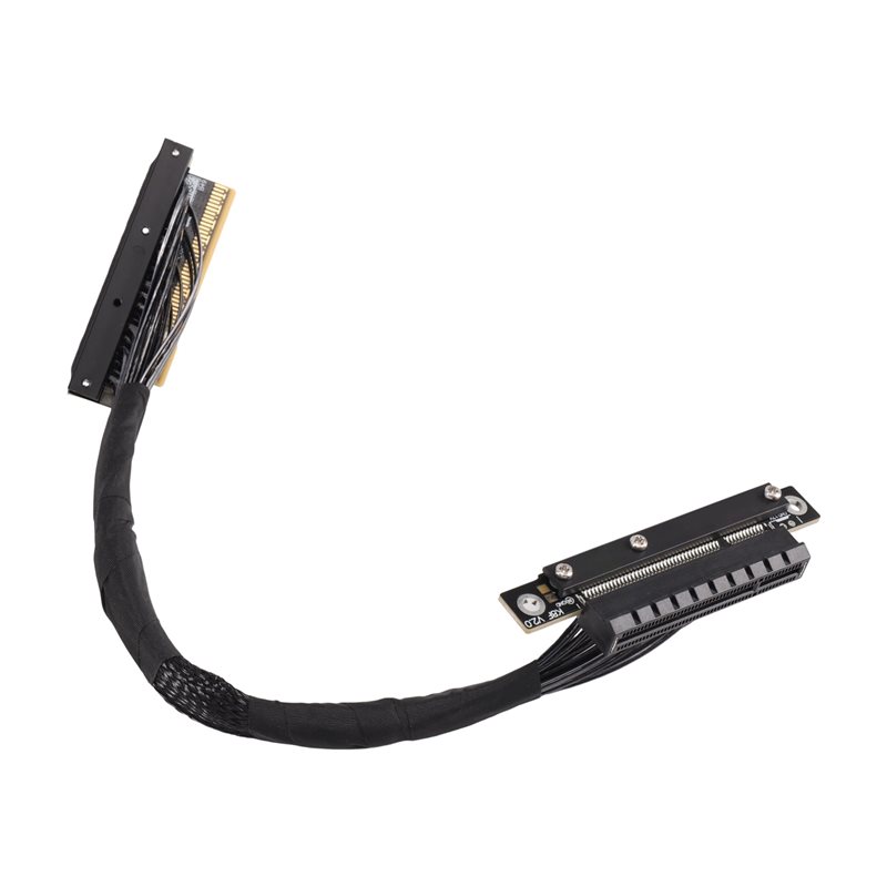 Pcie 5.0 Gpu Riser Cable - ABUO-Pcie 5.0 X8 Dual Reverse GPU-Verlängerungskabel