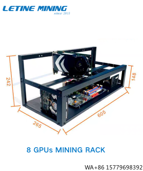Gpu Mining Rig Frame 8 Gpu - CMP 170HX 8-GPU Open-Frame-Mining-Rack Grafikkarten-Halterung 8-Karten