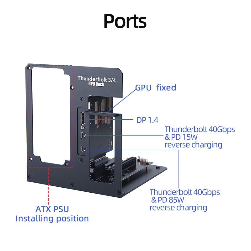 EGPU Thunderbolt 4/3 TB3/TB4 z – Gpu External Dock Egpu Thunderbolt 4 Bewertung und Preis