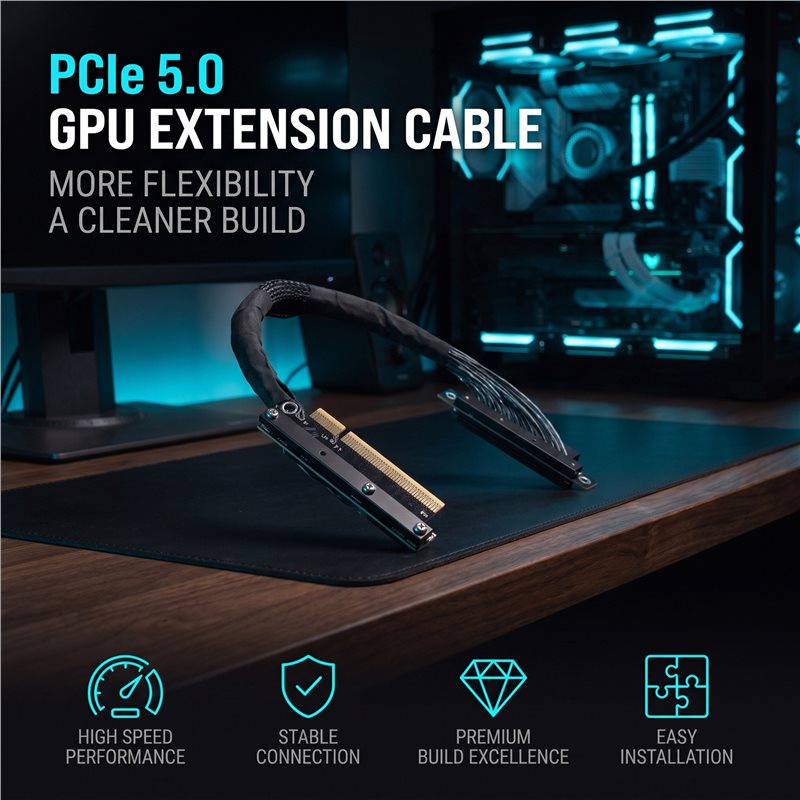 ABUO-Pcie 5.0 X8 Dual Reverse  – Pcie 5.0 Gpu Riser Cable Bewertung und Preis